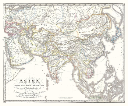 Picture of ASIA 9-10 CENTURIES - SPRUNER 1855