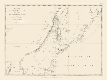 Picture of ASIA CHINA TARTARY SEAS DISCOVERIES - ROBINSON