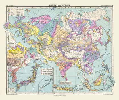 Picture of ASIA EUROPE - PERTHES 1889