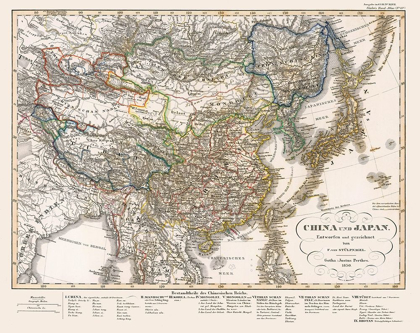 Picture of CHINA JAPAN - PERTHES 1850