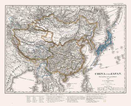 Picture of CHINA JAPAN - PERTHES 1866
