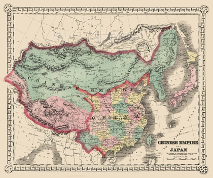 Picture of ASIA CHINESE EMPIRE JAPAN - SCHONBERG 1865