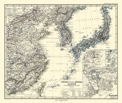 Picture of CHINA JAPAN KOREA - PERTHES 1872