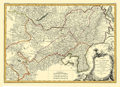 Picture of ASIA CHINESE TARTARY - BONNE 1771