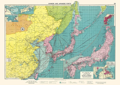 Picture of ASIA CHINESE JAPANESE PORTS - PHILIP 1922