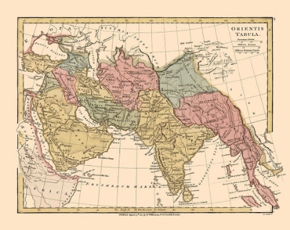 Picture of MIDDLE EAST ASIA - WILKINSON 1807