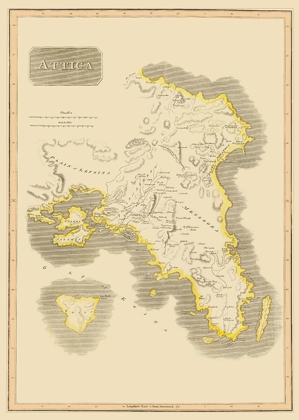 Picture of ATTICA REGION GREECE - THOMSON 1815