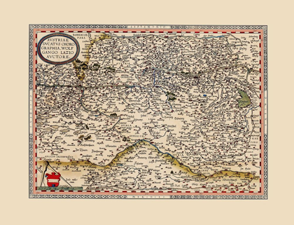 Picture of AUSTRIA - ORTELIUS 1570
