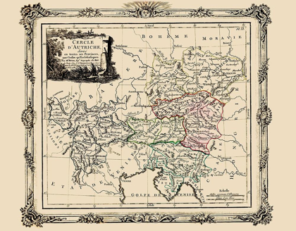 Picture of AUSTRIA WITH PROVINCES - TOUR 1786