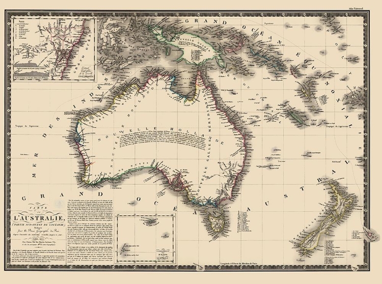 Picture of AUSTRALIA OCEANIA - BRUE 1826