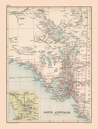 Picture of SOUTH AUSTRALIA - BARTHOLOMEW 1892