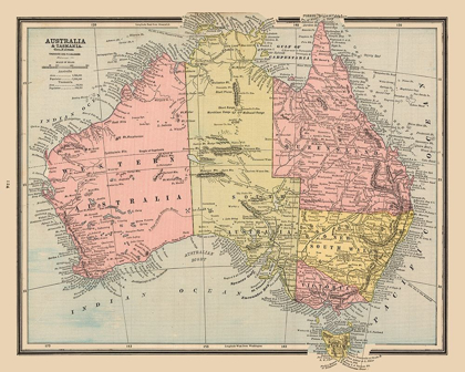 Picture of TASMANIA AUSTRALIA - CRAM 1888