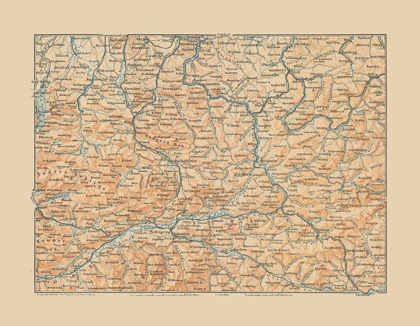 Picture of STHAL REGION AUSTRIA - BAEDEKER 1910