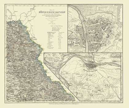Picture of BAVARIA KINGDOM GERMANY - RADEFELD 1858