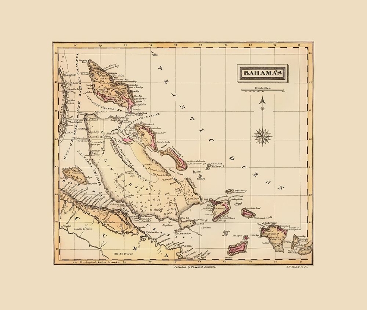 Picture of BAHAMAS - LUCAS 1823