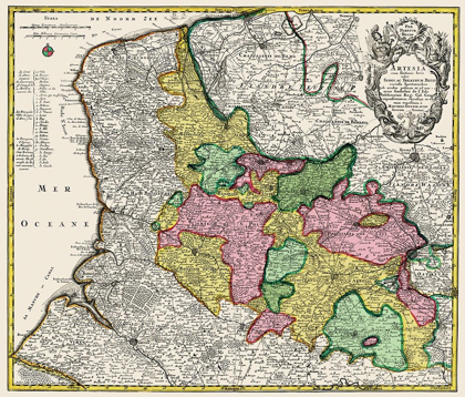 Picture of ARTESIA BELGIUM BENELUX - BLAEU 1740