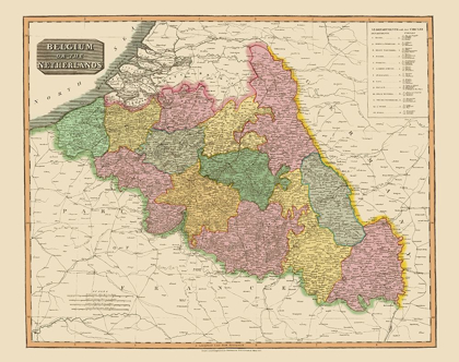 Picture of BENELUX BELGIUM NETHERLANDS - THOMSON 1815
