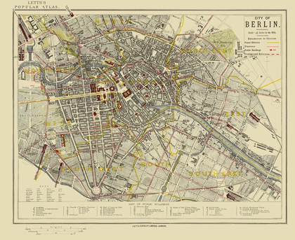 Picture of BERLIN PLAT GERMANY - LETTS 1883