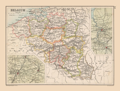 Picture of BELGIUM - BARTHOLOMEW 1892