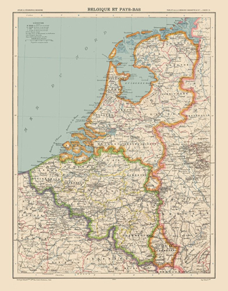 Picture of BELGIUM NETHERLANDS - SCHRADER 1908