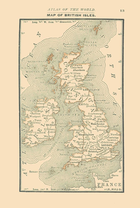 Picture of BRITISH ISLES - ALDEN 1886