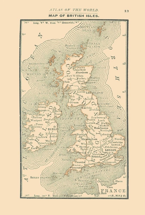 Picture of BRITISH ISLES - ALDEN 1886