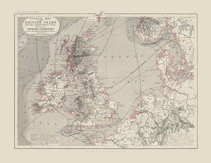 Picture of OROGRAPHY CLIMATOLOGY BRITISH ISLES