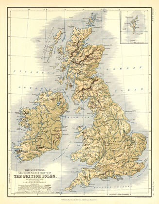 Picture of GEOLOGICAL BRITISH ISLES - JOHNSTON