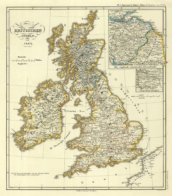 Picture of BRITISH ISLES - SPRUNER 1485