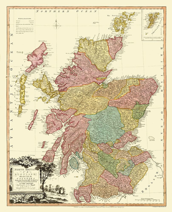 Picture of NORTH BRITAIN - SCOTLAND - COUNTIES - FADEN 1778