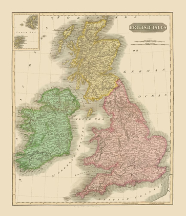 Picture of BRITISH ISLES - THOMSON 1815