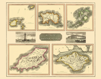 Picture of REMOTE BRITISH ISLES FRANCE - THOMSON 1817