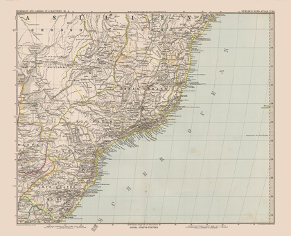 Picture of SOUTHEAST BRAZIL - STIELER 1885