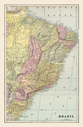 Picture of SOUTH AMERICA BRAZIL - CRAM 1892