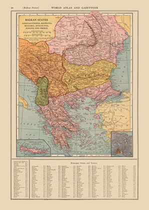 Picture of EUROPE BALKAN STATES - REYNOLD 1921