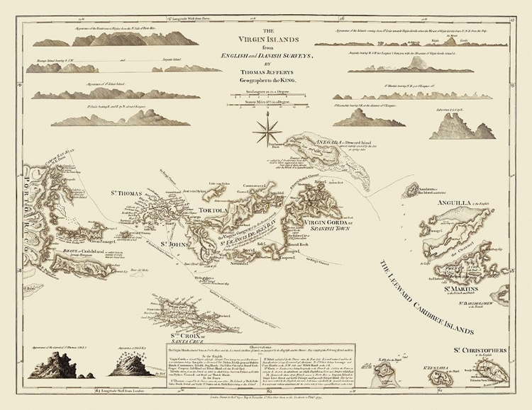 Picture of VIRGIN ISLANDS UNITED STATES - JEFFERYS 1775