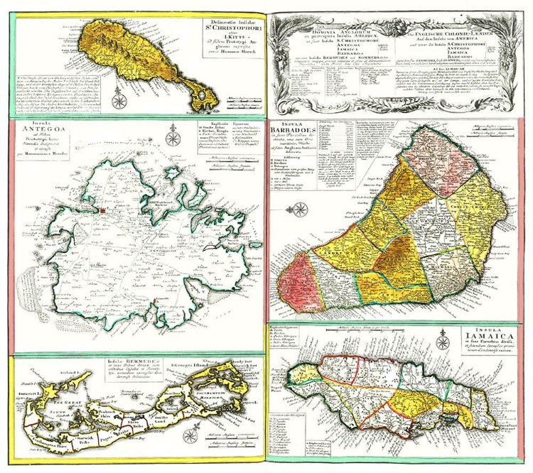 Picture of ISLANDS OF CARIBBEAN WEST INDIES JAMAICA BARBADOS