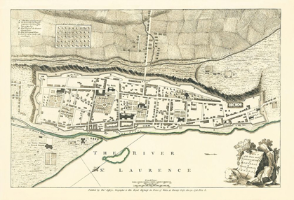 Picture of MONTREAL TOWN PLANS CANADA - JEFFREYS 1758