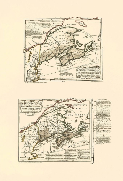 Picture of NOVA SCOTIA ACADIA CANADA - JEFFREYS 1713