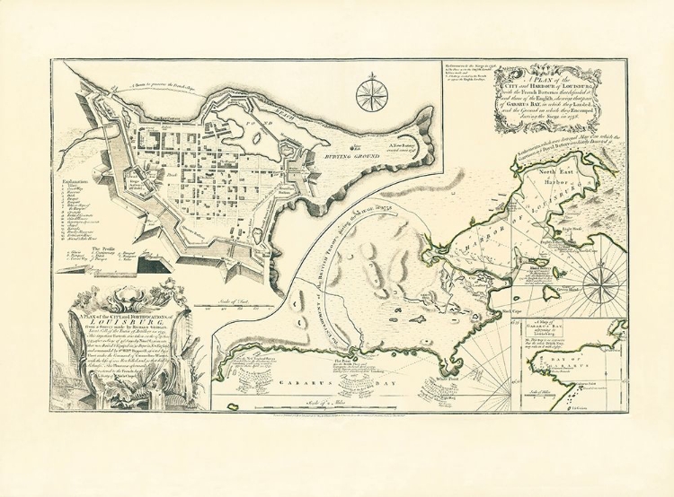 Picture of LOUISBURG CITY, HARBOUR, AND FORTIFICATIONS