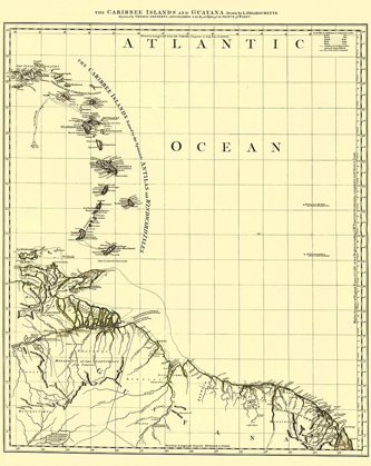 Picture of CARIBBEAN ISLANDS GUYANA - JEFFERYS 1775