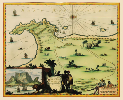 Picture of CAPE OF GOOD HOPE SOUTH AFRICA - NIEUHOFF 1682