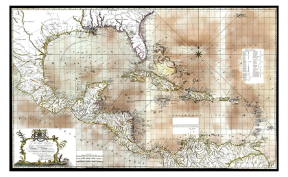 Picture of CARIBBEAN SEA HONDURAS COSTA RICA - SPEER 1774