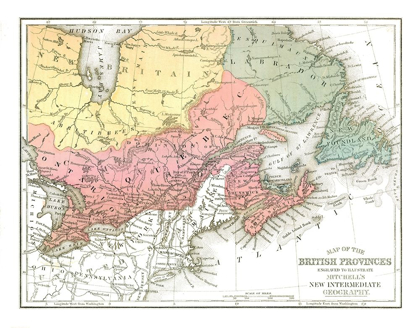 Picture of BRITISH PROVINCES CANADA - MITCHELL 1869