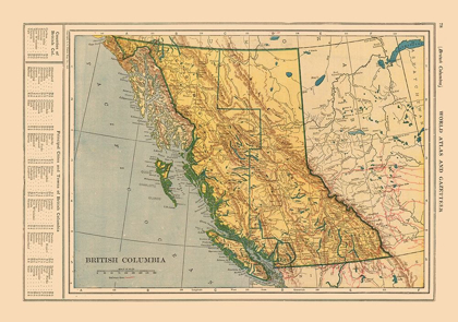 Picture of BRITISH COLUMBIA CANADA - REYNOLD 1921