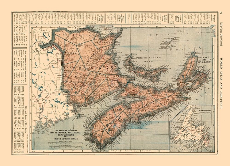 Picture of MARITIME PROVINCES CANADA - REYNOLD 1921