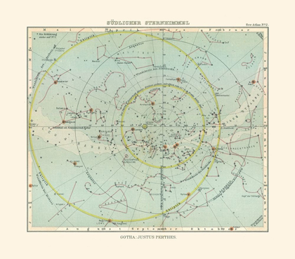 Picture of CELESTIAL SOUTH POLE - PERTHES 1914