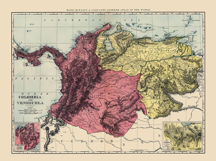 Picture of SOUTH AMERICA COLOMBIA VENEZUELA