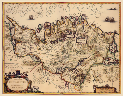 Picture of CONNACHT PROVINCE IRELAND - JANSSON 1642