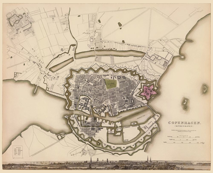 Picture of SCANDINAVIA COPENHAGEN DENMARK - CHAPMAN 1856